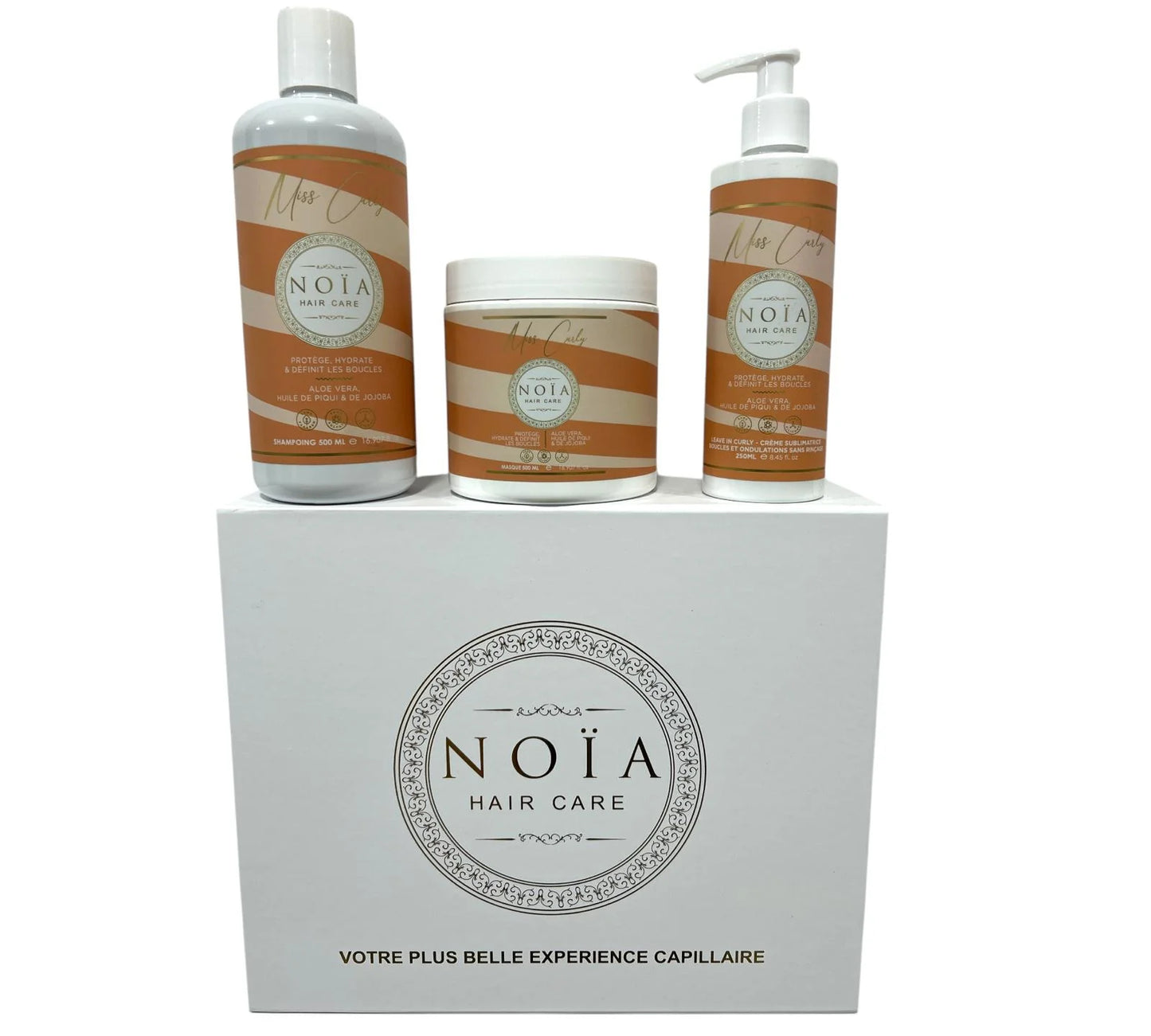 Coffret Cadeau Trio Miss Curly à l’Aloe Vera & Huile de Piqui