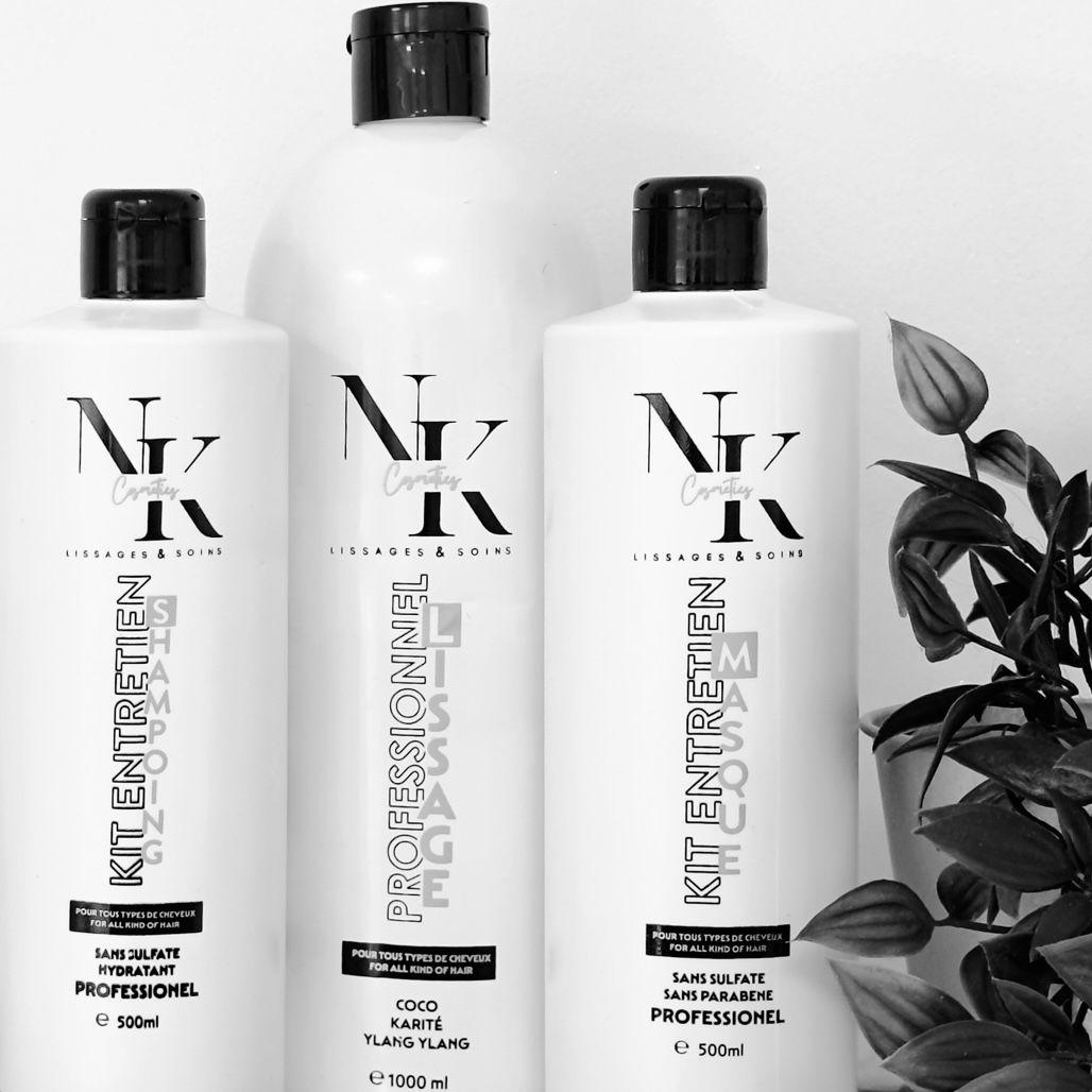 Kit Entretien Sans Sulfate à la Kératine – 2 × 500 ml