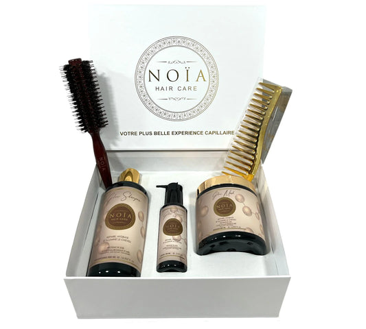 Coffret Cadeau Trio Glow à la Protéine de Soie, Acide Hyaluronique & Miel